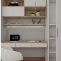 دکوراسیون داخلی پارتیشن کمد کابینت درب میز مطالعه