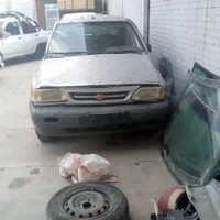 پراید دوگانه سوز شرکتی تصادفی ۱۳۸۹