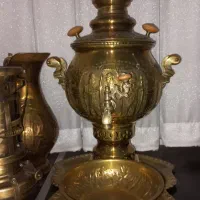 سماور ذغالی سیاه قلم|سماور، چایساز، قهوهساز|ری, سیزده آبان|دیوار