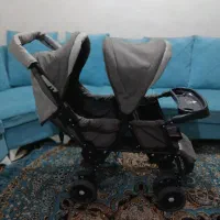 ۲ عدد کالسکه دوقلویی|کالسکه و لوازم جانبی|اهواز, زیتون کارگری|دیوار