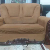 میز گردون سلطنتی صادراتی و سرویس کامل مبل ۷ نفره|مبلمان خانگی و میز عسلی|دوگنبدان, |دیوار