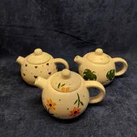 قوری سرامیکی گل نقاشی