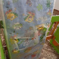 تخت خواب و سه چرخ کودکانه هر دو به فروش میرسد|تخت و سرویس خواب|خوی, |دیوار