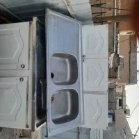 کابینت زیر ضرف شویی یک عدد سینگ ویک عدد سینگ دوقلو