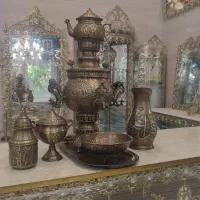 سماور ذغالی برنجی