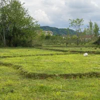 زمین باغی در ۱۲ کیلومتری رشت