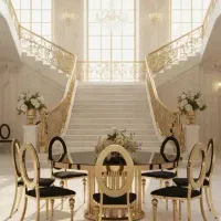 میز سیدا مجلسی صندلی تالار لوکس کد ۹۰۸