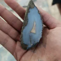 سنگ عقیق آبی مناسب برای تزیینی و نگین انگشتر سازی