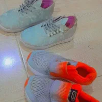 کتونی های کاملا نو کت شلوارلی ذغالی