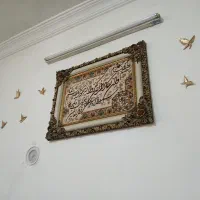 تابلو فرش  قاب چوبی طرح دار