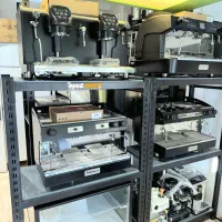 لوازم کافه اسپرسوساز شیکر آسیاب قهوه یخچال یخساز