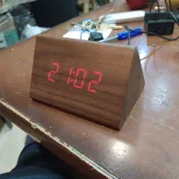 ساعت چوبی دیجیتالی رومیزی|ساعت دیواری و تزئینی|تهران, امانیه|دیوار