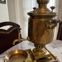 سماور عتیقه برنجی روس|صنایع دستی و سایر لوازم تزئینی|تهران, زرگنده|دیوار
