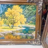 تابلو فرشهای تبریز در مصلی یاسوج|تابلو فرش|یاسوج, |دیوار