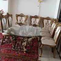 نهارخوری هشت نفره خیلی تمیز