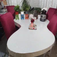 میزناهارخوری سفید ۶ نفره