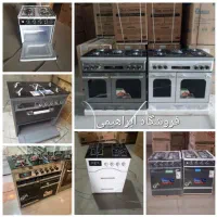 اجاق گاز چهارشعله وپنج شعله صحفه شیشه و استیل