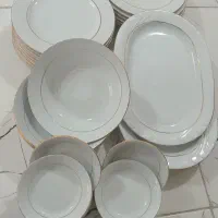 سرویس چینی دور طلای ۱۸نفره