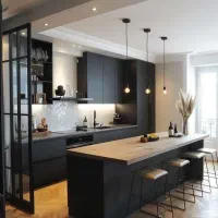 کابینت آشپزخانه/هایگلاس/مدرن/نئوکلاسیک