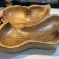 اردو خوری چوبی دست ساز|ظروف سرو و پذیرایی|قم, قلعه کامکار|دیوار