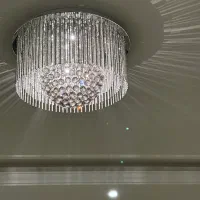 لوستر گرد کریستالی