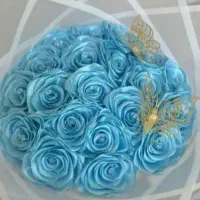 گل با روبان