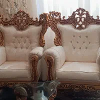 مبل سلطنتی7نفره|مبلمان خانگی و میز عسلی|آزادشهر, |دیوار