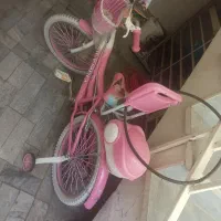 دوچرخه دخترانه کاملا سالم وتمیز