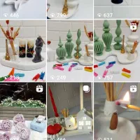 فروش قالب شمع و اکسسوری سنگ مصنوعی