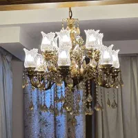 ۳۰ شعله لوستر برنز