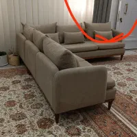 دو عدد کنار پرده ی بفروش میرسد رنگ طوسی