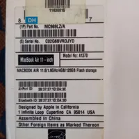 لپتاپ اپل مکبوک ایر Macbook Air 2011|رایانه همراه|رشت, گلسار|دیوار