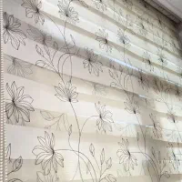 سه عدد پرده زبرا جنس عالی