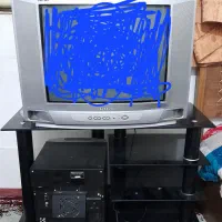 تلویزیون ۲۱ اینچ سالم و زیر تلویزیونی سالم