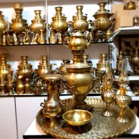 vli سماور ذغالی c4 منقل برنجی d5 مسی گازی زغالی|صنایع دستی و سایر لوازم تزئینی|اصفهان, دستگرده|دیوار