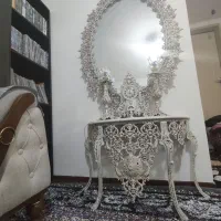 آینه و کنسول و شمعدان و ساعت|بوفه، ویترین، کنسول|سنندج, |دیوار