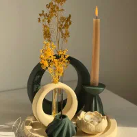 ست دکوری جلو مبلی و کنسول رنگ دلخواه