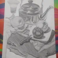 اموزش طراحی و مدادرنگی وسیاه قلم در امد زایی ازش