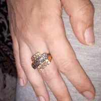 انگشتر طلای نگین دار ۷گرمی