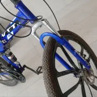 دوچرخه تاشو  آبی
