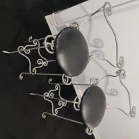 صندلی اوپن فرفورژه و میز فرفورژه