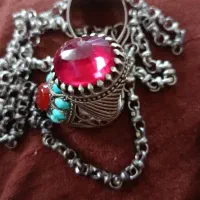 زنجیر نقره دزفولی.چهل نه خونه خط زیبا . .|جواهرات|خمینیشهر, |دیوار