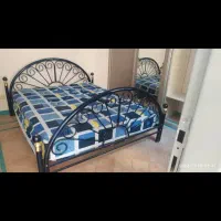 تخت دونفره فلزی بدون تشک