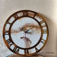 ساعت رزینی دست ساز|ساعت دیواری و تزئینی|یزد, |دیوار