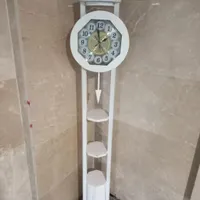 ساعت ایستاده سفید شیک