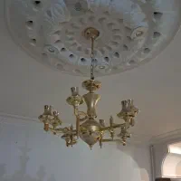 لوستر طلایی ۸شاخه بسیار شیک