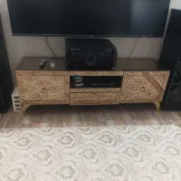 میز تلوزیون و آینه کنسول شیشه ای