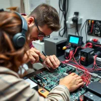 آموزش الکترونیک و بردهای الکترونیک.برق صنعتی plc