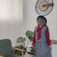 جلیقه دامن دیپلمات طوسی