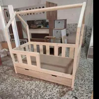 تخت نوزاد مونته سوری سیسمونی نی نی چوب|اسباب و اثاث بچه|اصفهان, فروردین|دیوار